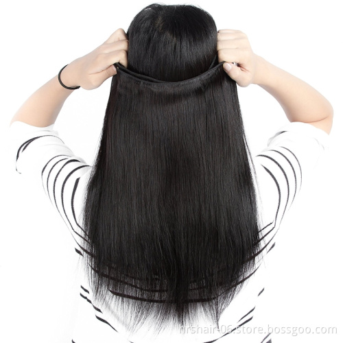 Indian Hair Bundles With Closure Wholesale Cuticle Aligned Raw Hair 100% Unprocessed Mink Virgin Straight Hair